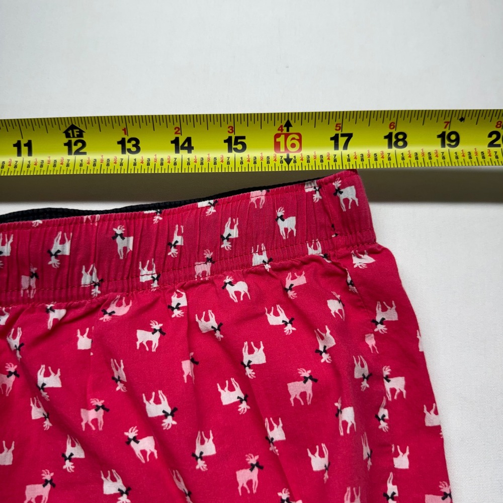 Victoria's Secret XL Pink Reindeer Pajama Set Christmas Modal Lounge Set Holiday - Picture 12 of 14